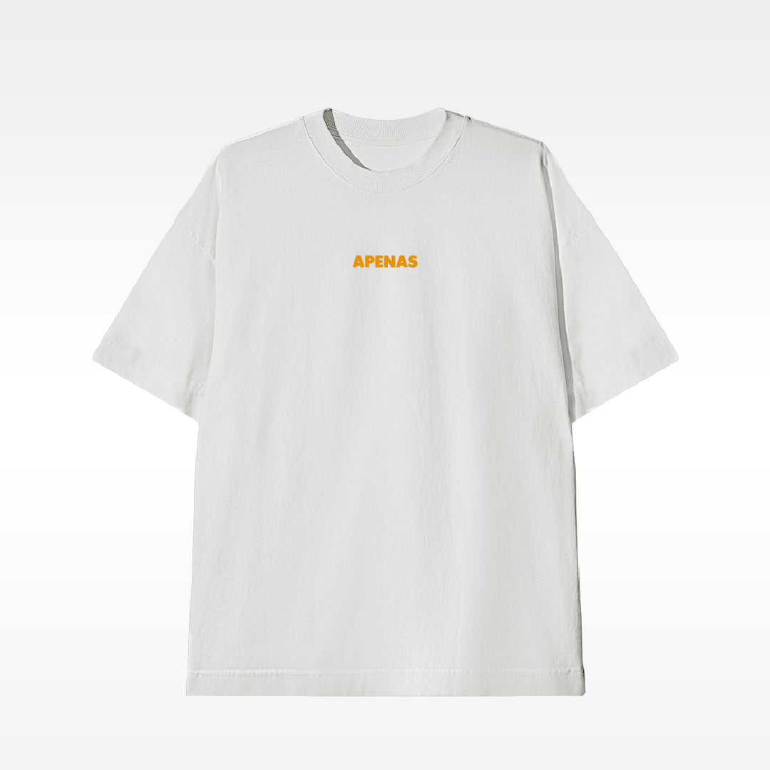 CAMISETA OVERSIZED SORTE - BRANCA