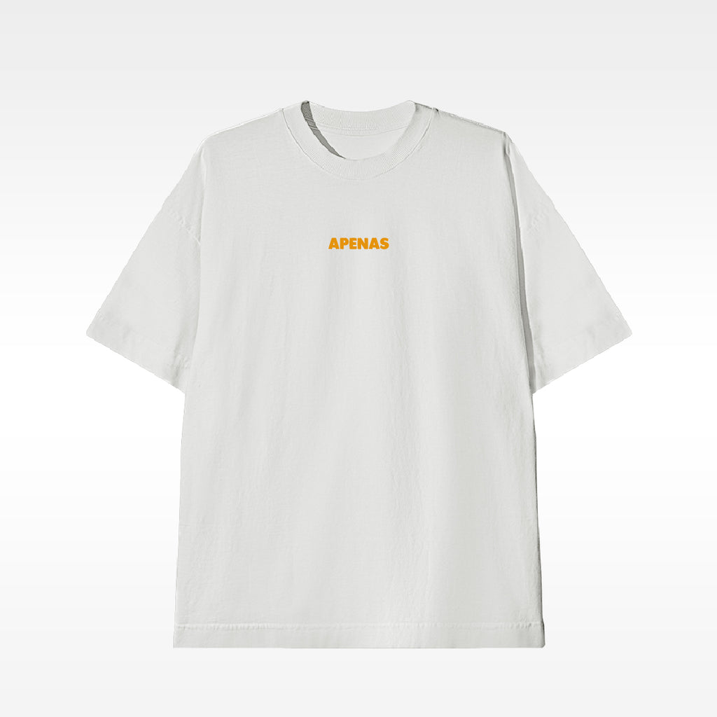 CAMISETA OVERSIZED SORTE - BRANCA