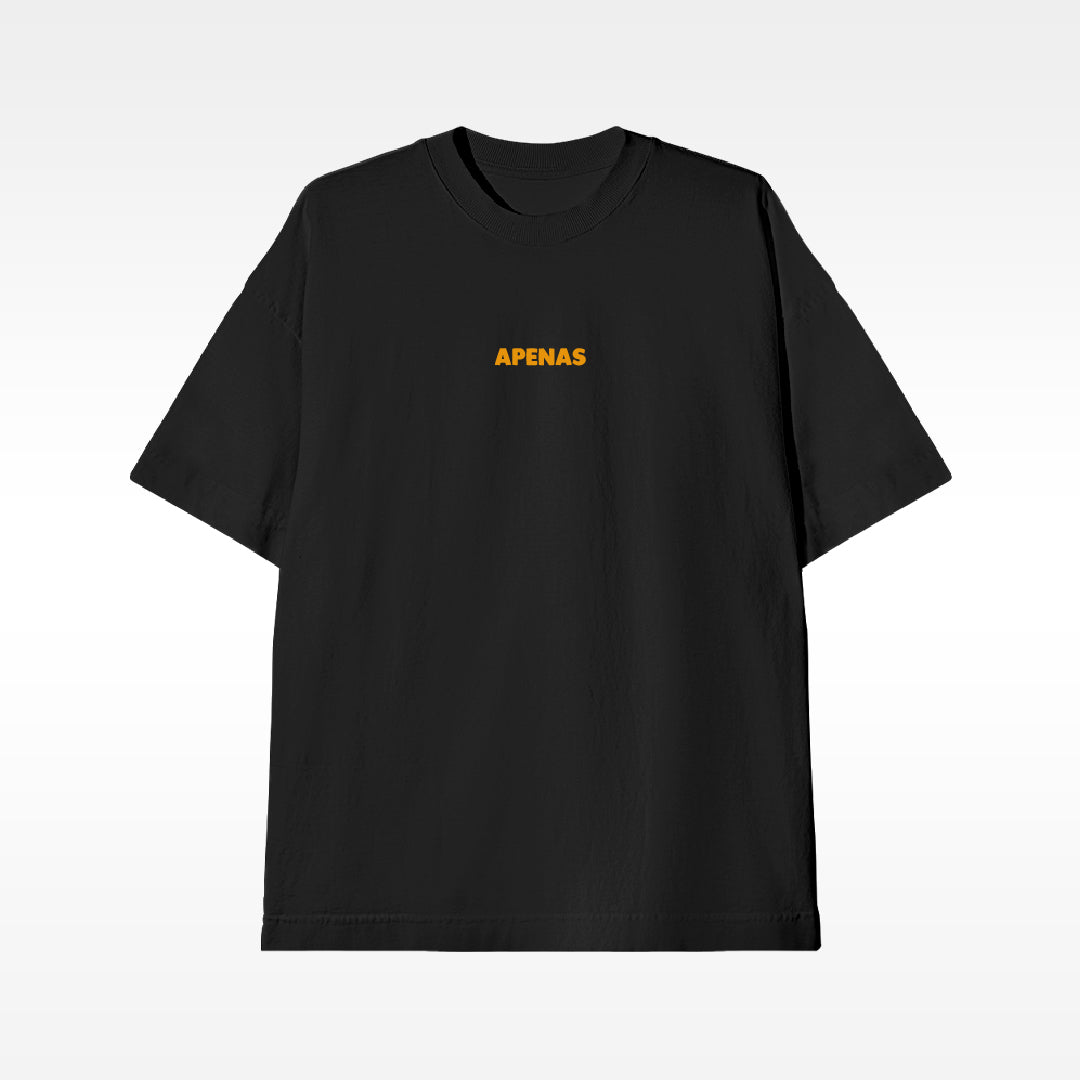 CAMISETA OVERSIZED SORTE - PRETA